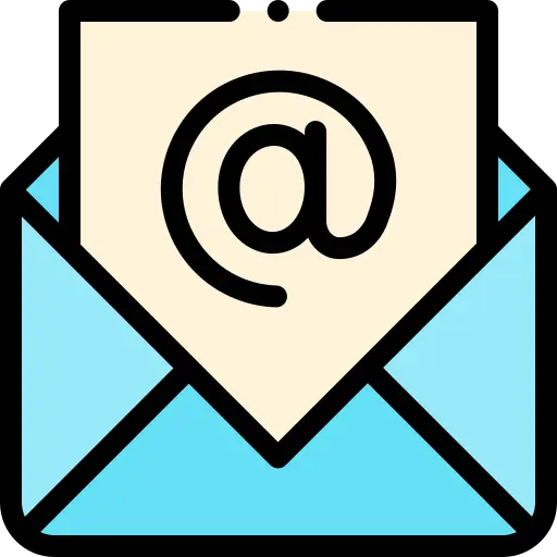 Icona di un messaggio email che esce da una busta